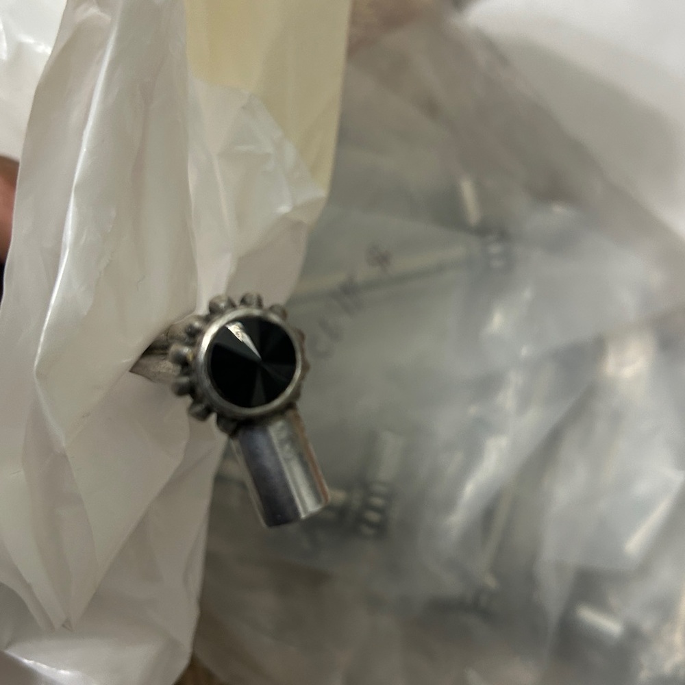 Cache Double SWAROVSKI Crystal Drawer Handle - Picture 5 of 6